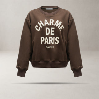 CHARME women's sweatshirt chocolate