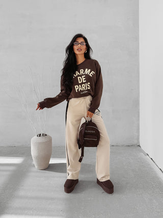 CHARME women's sweatshirt chocolate