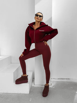 CREATIVA women's sweatshirt burgundy