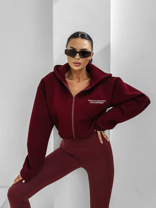 CREATIVA women's sweatshirt burgundy