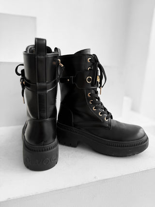DICE BLACK WORK BOOTS
