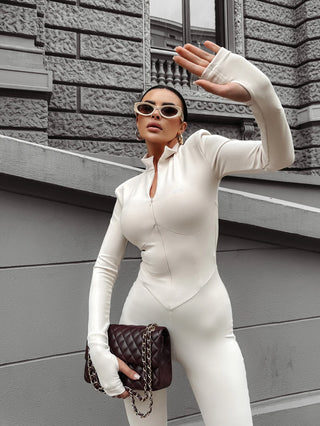 FIRST CHILL JUMPSUIT BEIGE