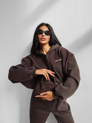 Women's tracksuit SUMELY chocolate
