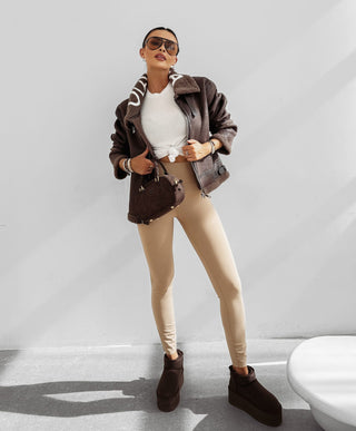 LENNOX women's jacket chocolate