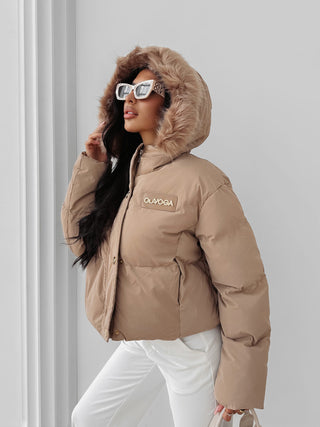 PUFY women's jacket, beige