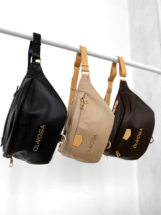 NIKI beige Women's waist bag