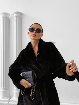 MINO women's coat black