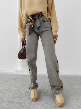 ELIOKIE jeans trousers gray