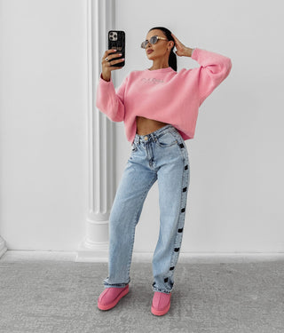 DELIA women's sweater pink