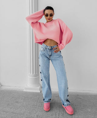 DELIA women's sweater pink