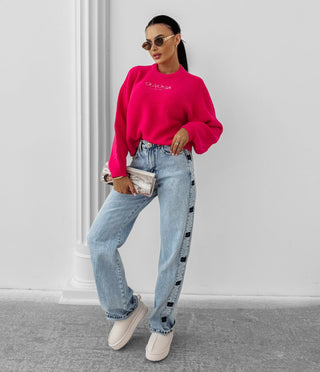 DELIA women's sweater amaranth