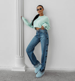 DELIA women's sweater mint